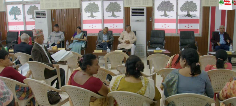 कांग्रेस केन्द्रीय कार्यसमिति बैठक साउन ७ गते बस्ने